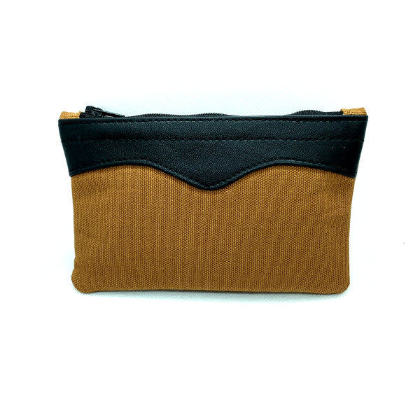 Canvas 6" Brown Pouch