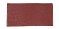 Genuine Leather Rollup Pouch - Brown