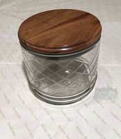 Teak tobacco jar