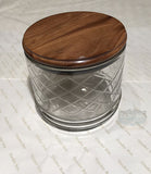 Teak tobacco jar